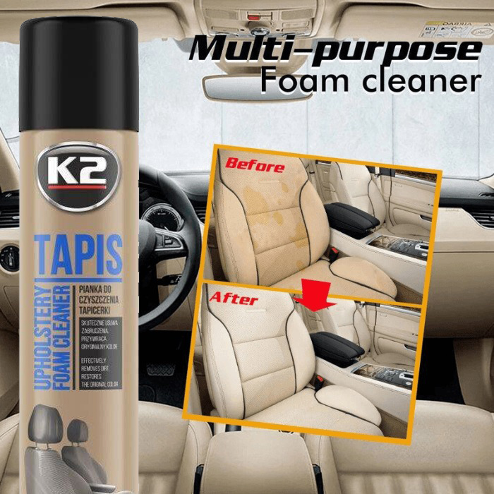 Set 2 x Spuma activa curatare K2 Tapis, 600 ml - imagine 2