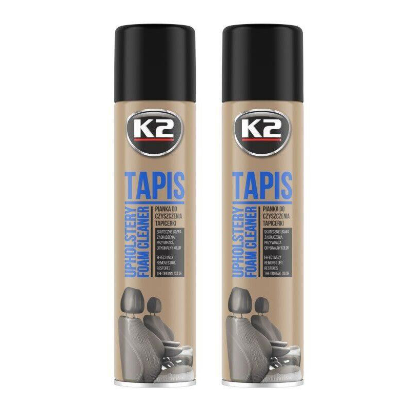 Set 2 x Spuma activa curatare K2 Tapis, 600 ml