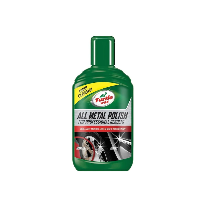 Solutie polisat elemente metalice (crom, aluminiu, inox, cupru, alama) Turtle Wax
